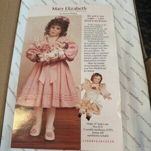 #15  Porcelain Collectible Doll by Georgetown Collections